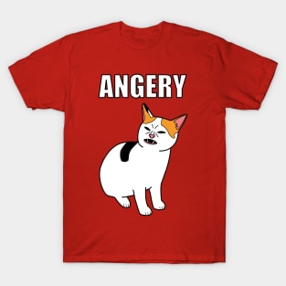 Angery Cat no Banana Meme T-Shirt